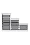 Hanah Home Armario Multiusos Blanco y Gris